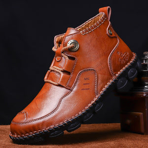 MILITARY Winter  Ankle Leather Boots