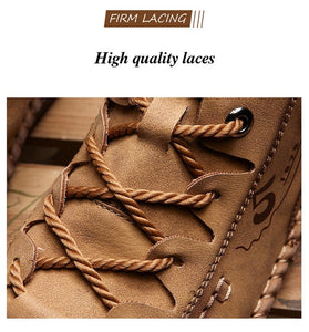 High Quality  Men Leather Casual Boots